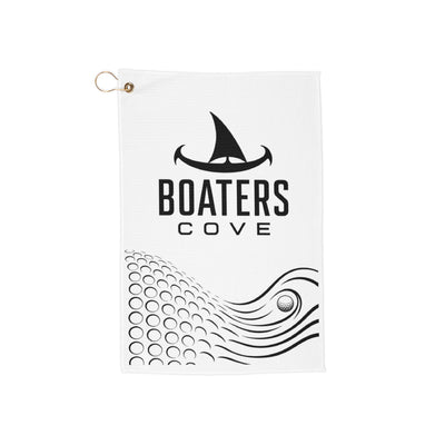 Boaters Cove Golf Towel – Nautical Golf Club Towel with Sailboat Logo