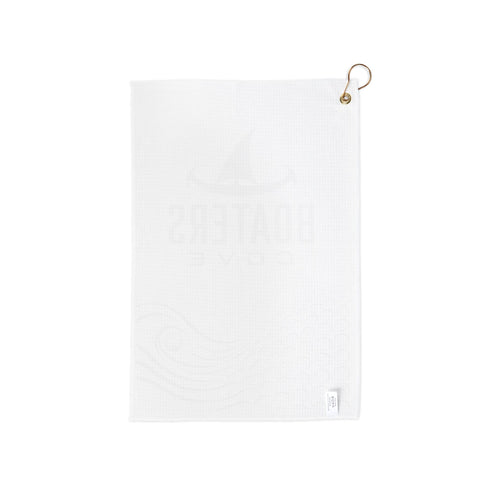 Boaters Cove Golf Towel – Nautical Golf Club Towel with Sailboat Logo